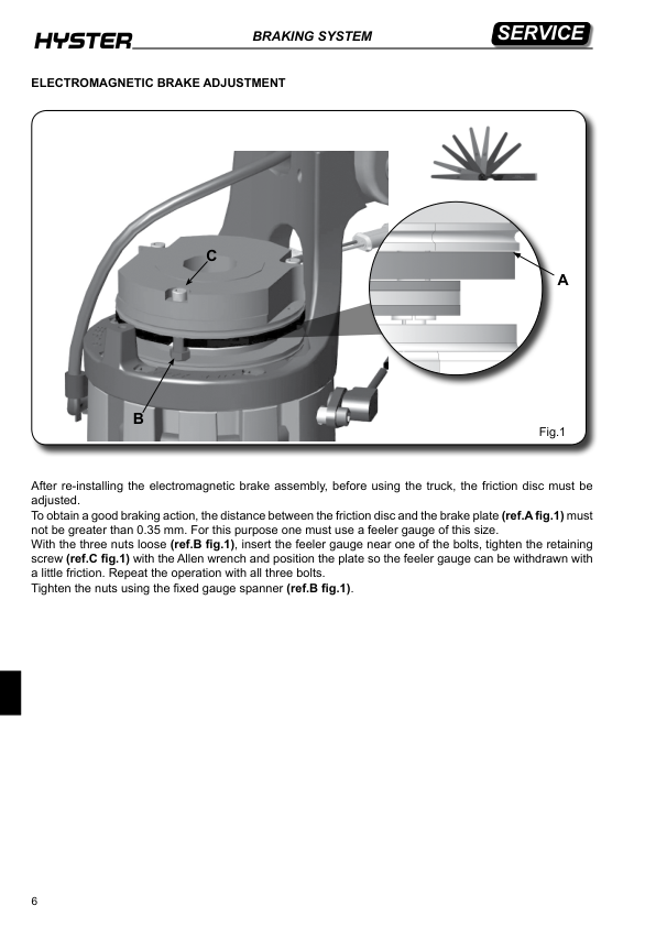 Hyster S1.0E, S1.2E, S2.4 HBE Stacker C440 Series Repair Manual (EU) Workshop Guide