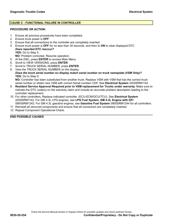 Hyster S80FT, S80FT-BCS, S100FT, S100FT-BCS, S120FT, S120FTS, S120FT-PRS Forklift J004 Series Repair Manual Workshop Guide