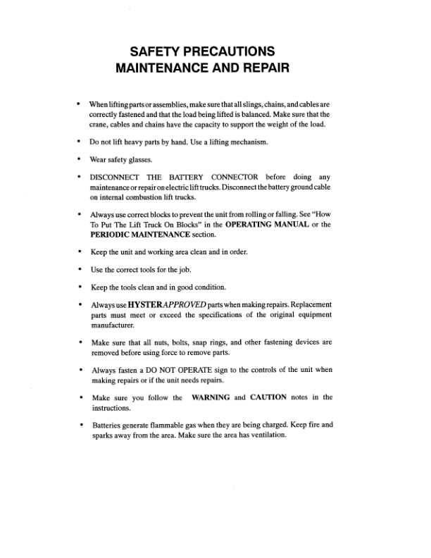 Hyster T5XT Tow Tractors E142 Series Repair Manual Workshop Guide