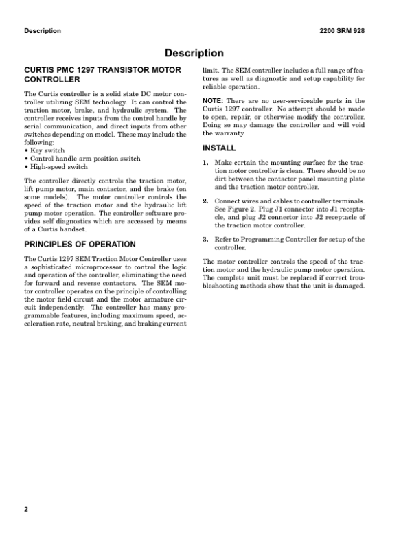 Hyster T5Z Tow Tractor A476 Series Repair Manual Workshop Guide