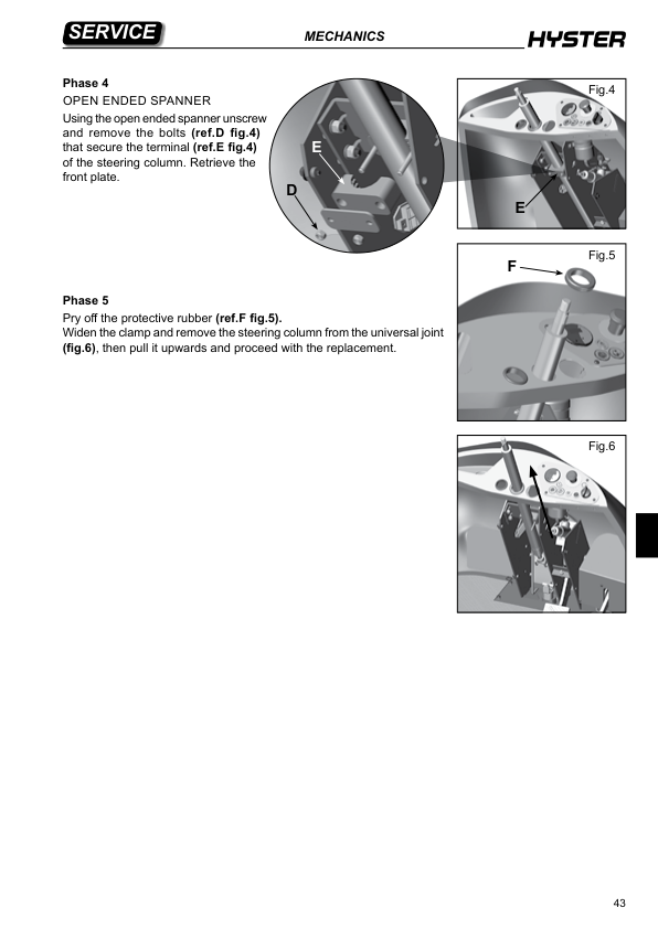 Hyster T7.0HS3 , T8.0HS4 Tow Tractor A489 Series Manual (EU) Workshop Guide