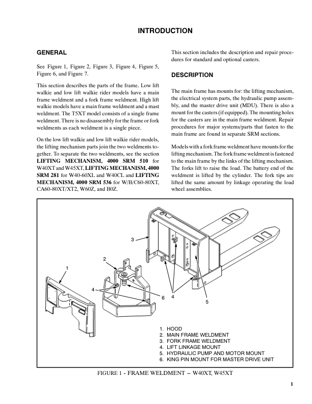 Hyster W20XTR, W30XTR Pallet Truck A455 Series Repair Manual Workshop Guide