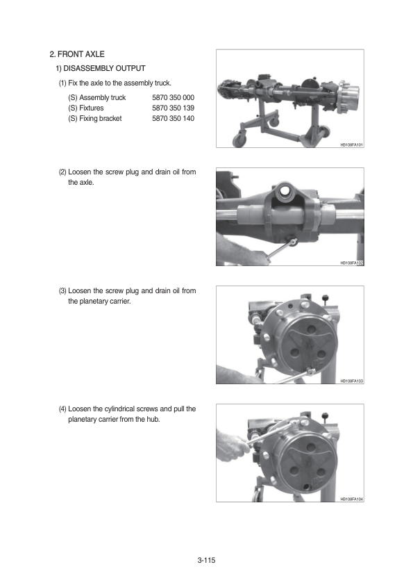 Hyundai HB90, HB100 Backhoe Loaders Service Repair Manual Workshop Guide