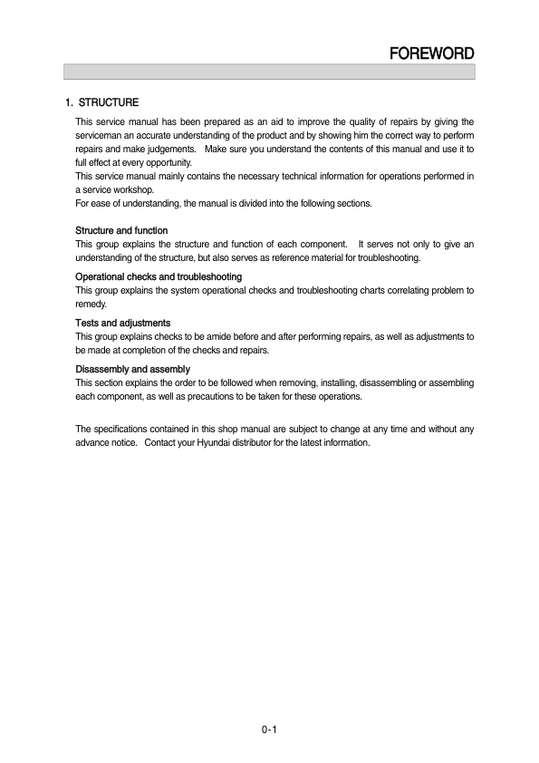 Hyundai HL757(TM)-7A Wheel Loaders Service Repair Manual Workshop Guide
