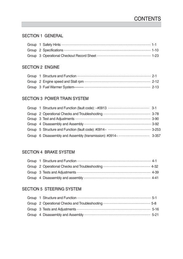 Hyundai HL960A, HL960A HD Wheel Loaders Service Repair Manual Workshop Guide