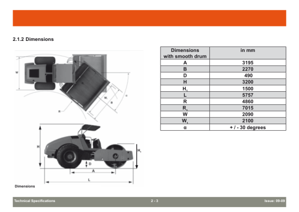 Hyundai HR120C-9 (Canopy) Road Rollers Service Repair Manual Workshop Guide