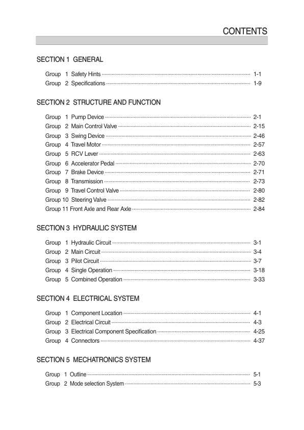 Hyundai HW210A Wheel Excavator Service Repair Manual Workshop Guide