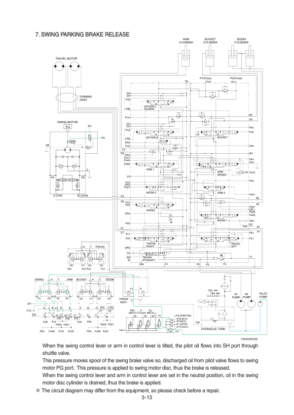 Hyundai HX145LCRT3 Crawler Excavator Service Repair Manual Workshop Guide