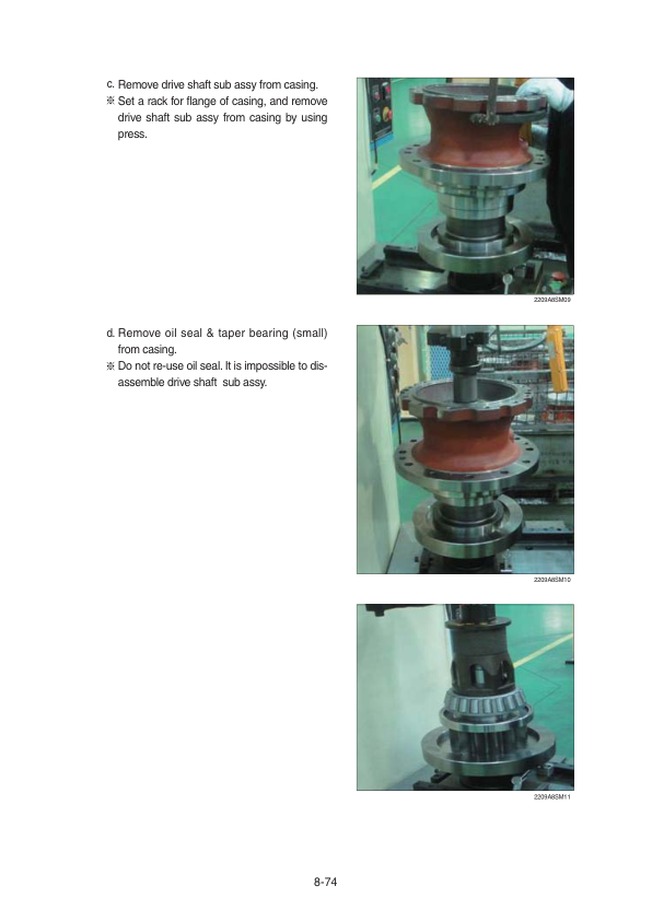 Hyundai HX210A L, HX210A NL Crawler Excavator Service Repair Manual Workshop Guide