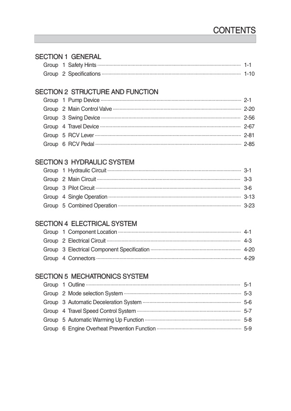 Hyundai HX210S, HX220S Crawler Excavator Service Repair Manual Workshop Guide