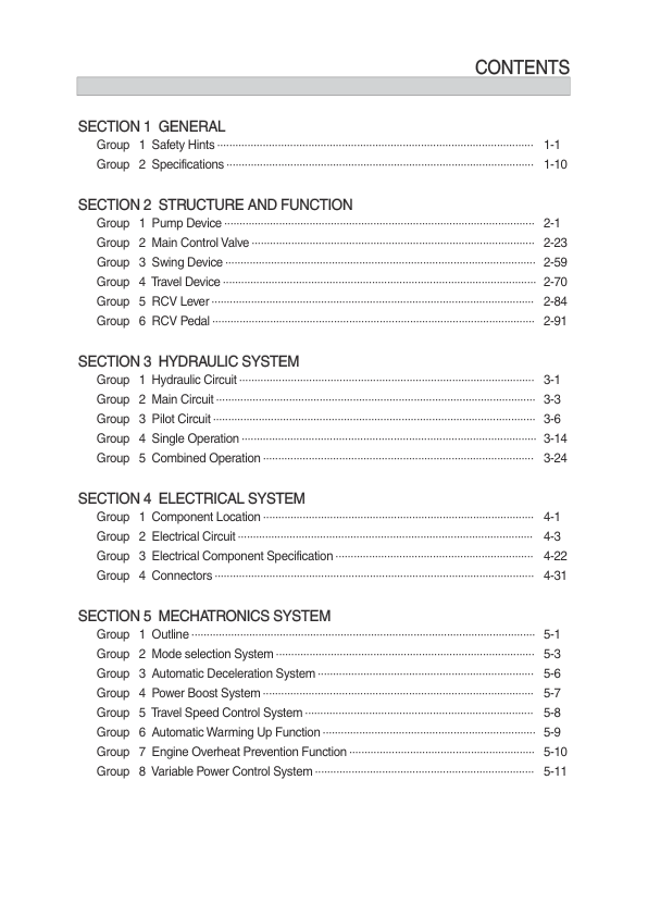 Hyundai HX220L Crawler Excavator Service Repair Manual (Built in India) Workshop Guide