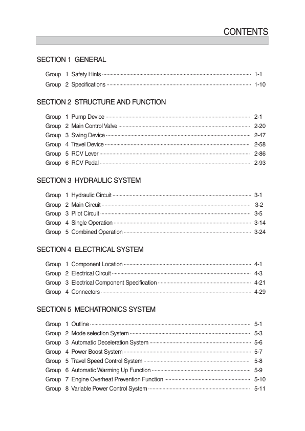 Hyundai HX260 L Crawler Excavator Service Repair Manual Workshop Guide