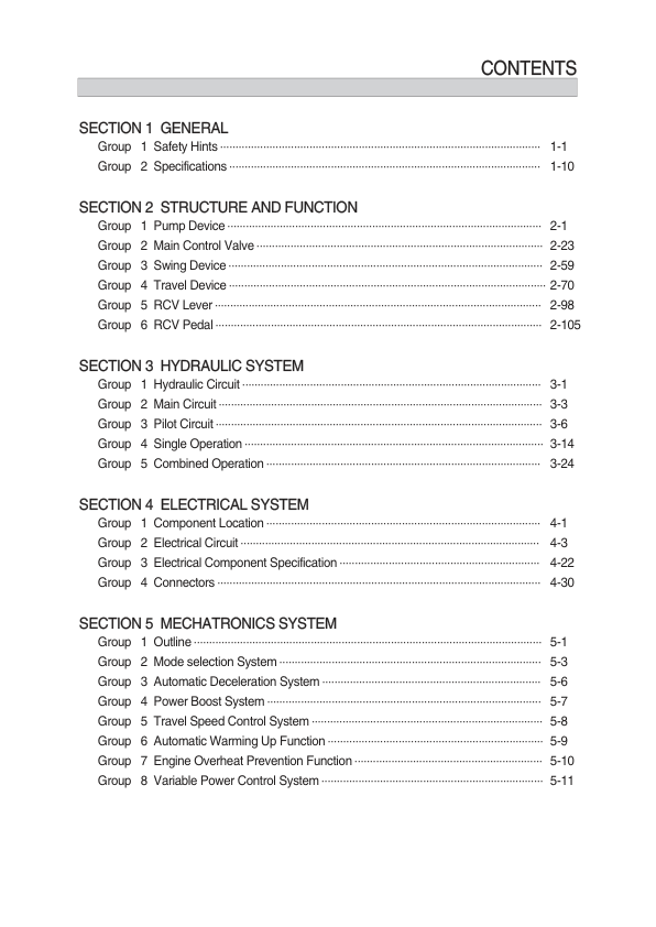 Hyundai HX260LT3 Crawler Excavator Service Repair Manual Workshop Guide