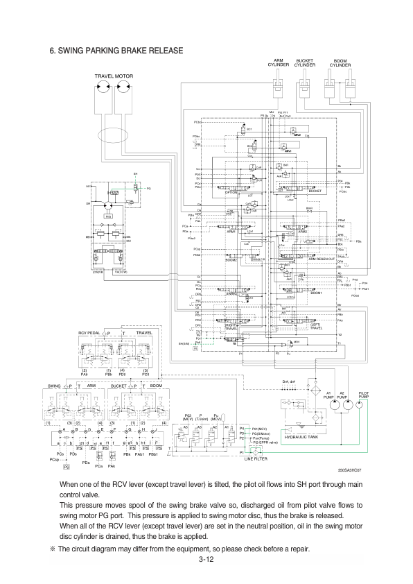 Hyundai HX350LT3 Crawler Excavator Service Repair Manual Workshop Guide