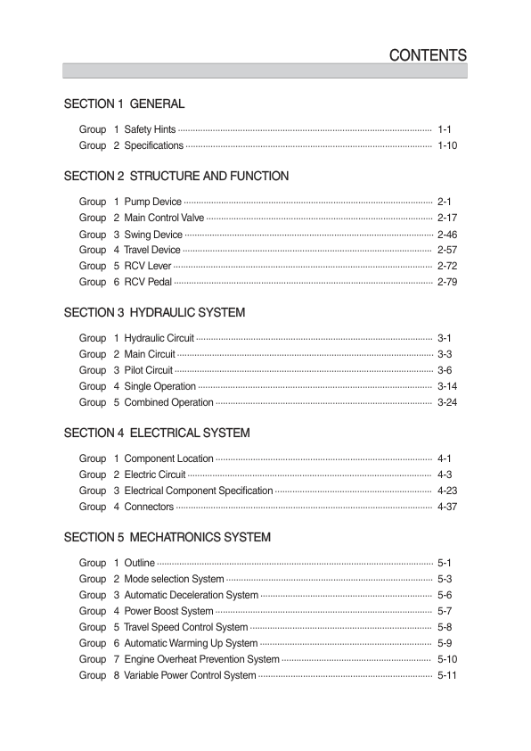 Hyundai HX480A  L, HX520A L Crawler Excavator Service Repair Manual Workshop Guide