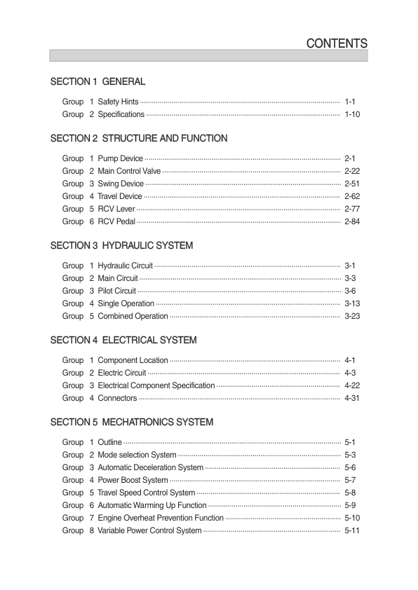 Hyundai HX480S L, HX520S L Crawler Excavator Service Repair Manual Workshop Guide