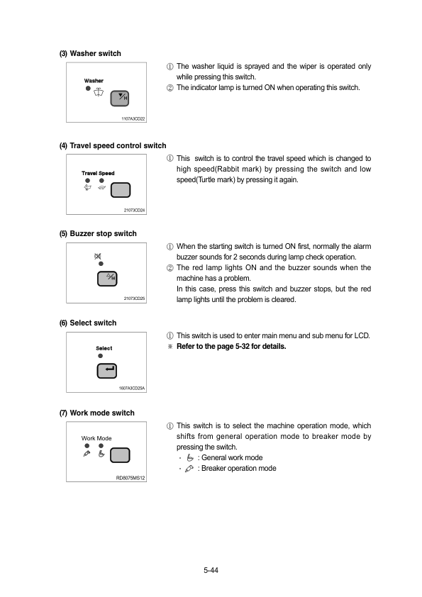 Hyundai R110 (Smart) Crawler Excavator Service Repair Manual (Built in India) Workshop Guide