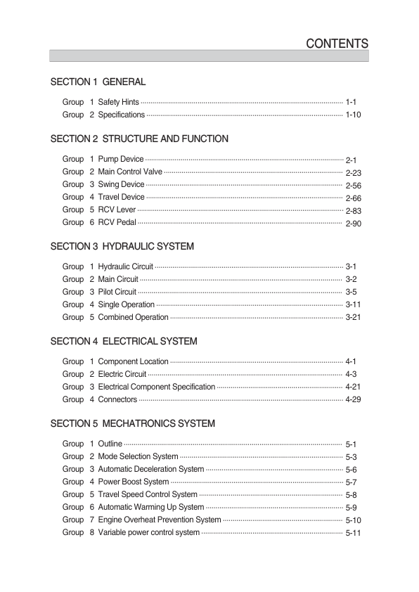 Hyundai R1250-9 Crawler Excavator Service Repair Manual Workshop Guide