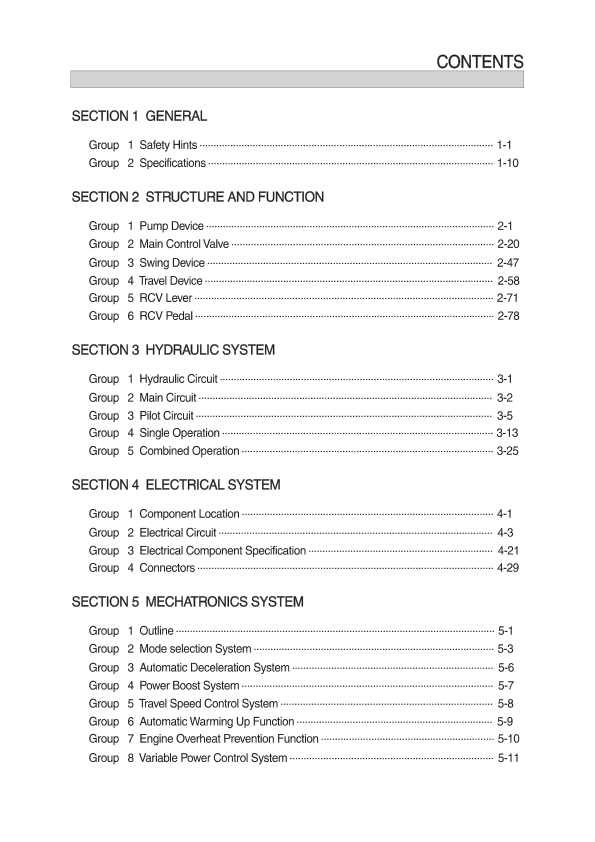 Hyundai R125LCR-9A Crawler Excavator Service Repair Manual Workshop Guide
