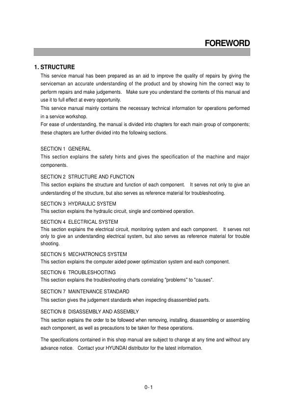 Hyundai R130LC-3 Crawler Excavator Service Repair Manual Workshop Guide