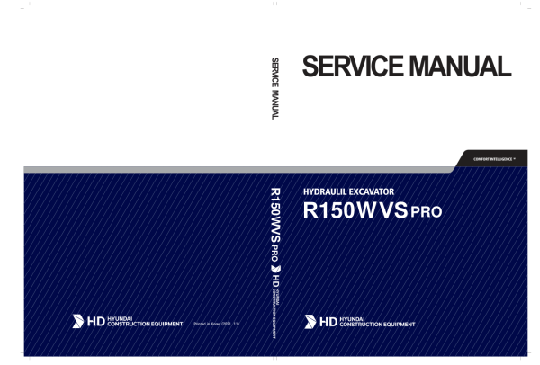 Hyundai R150WVS PRO Wheel Excavator Service Repair Manual Workshop Guide