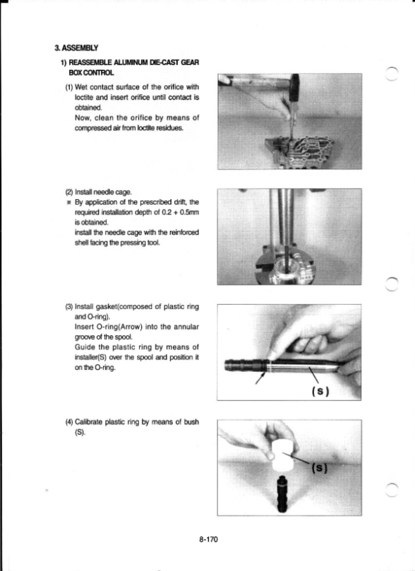 Hyundai R170W-3 Wheel Excavator Service Repair Manual Workshop Guide