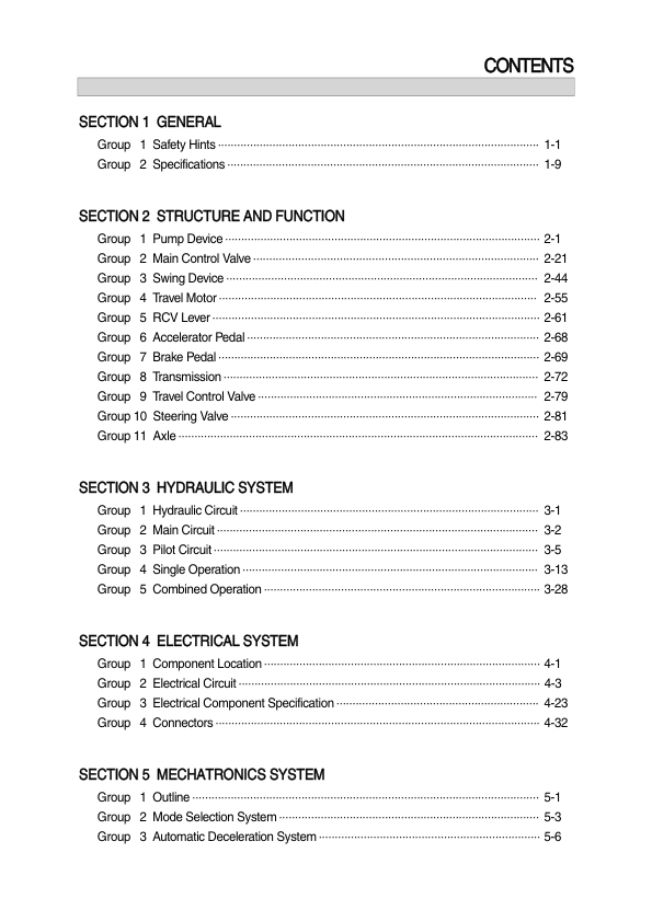 Hyundai R170W-7A Wheel Excavator Service Repair Manual Workshop Guide