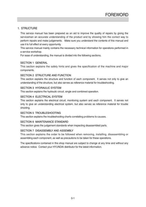 Hyundai R18-9AK Crawler Excavator Service Repair Manual Workshop Guide