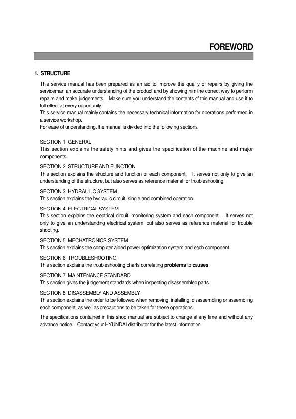 Hyundai R200W-3 Wheel Excavator Service Repair Manual Workshop Guide