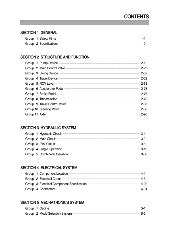 Hyundai R200W-7A Wheel Excavator Service Repair Manual Workshop Guide
