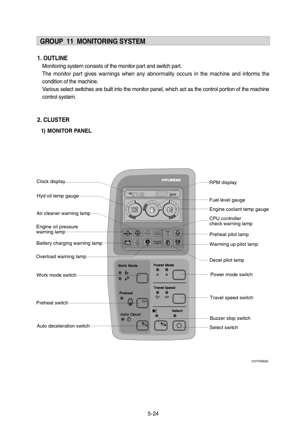 Hyundai R210-7V Crawler Excavator Service Repair Manual (Built in India) Workshop Guide