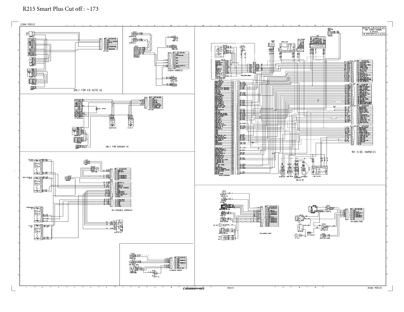Hyundai R215 (Smart+) Crawler Excavator Service Repair Manual (Built in India) Workshop Guide