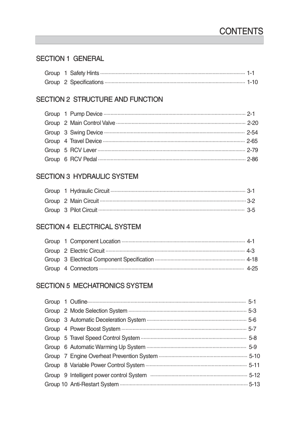 Hyundai R225LVS Crawler Excavator Service Repair Manual (Built in China) Workshop Guide
