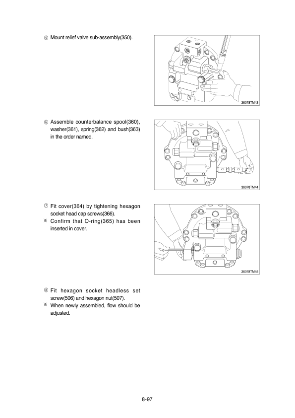 Hyundai R360LC-7 Crawler Excavator Service Repair Manual Workshop Guide