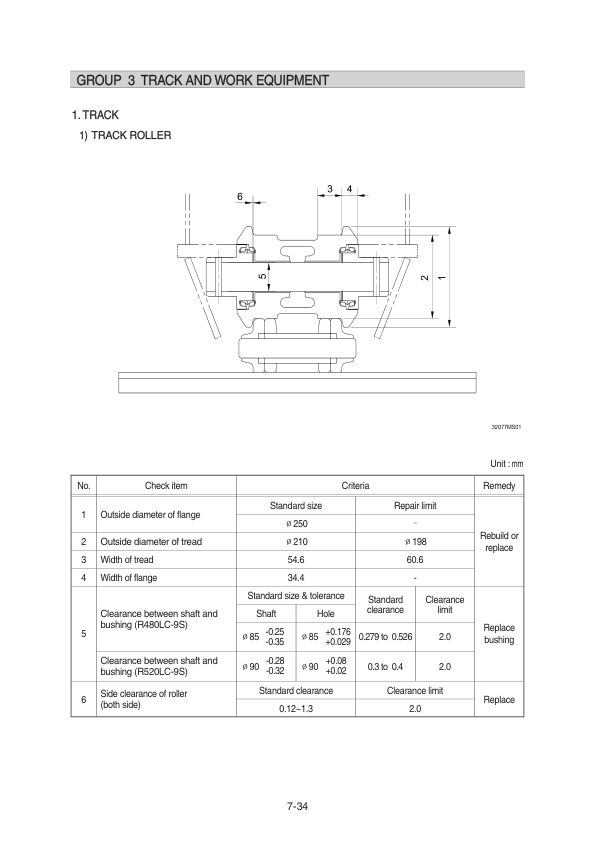 Hyundai R480LC-9S, R520LC-9S Crawler Excavator Service Repair Manual Workshop Guide