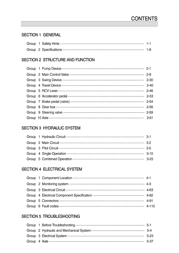 Hyundai R55W-9A Wheel Excavator Service Repair Manual Workshop Guide