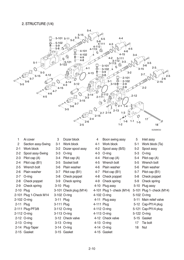 Hyundai R55W-9A Wheel Excavator Service Repair Manual Workshop Guide