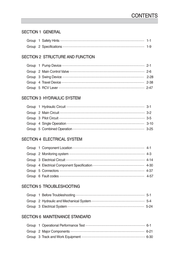 Hyundai R60-9S Crawler Excavator Service Repair Manual Workshop Guide