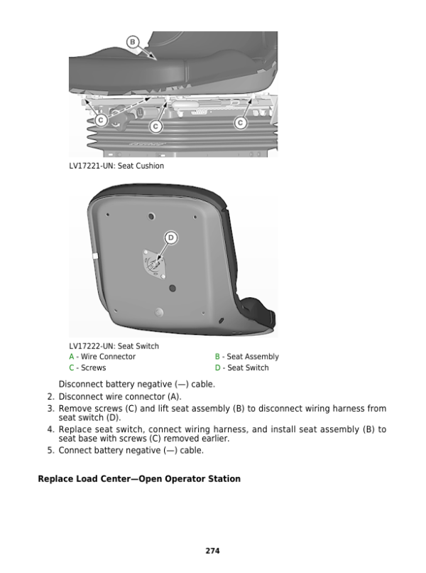 John Deere 5085E, 5100E, 5090E, 5090EL (FT4) Tractors Repair Technical Manual Workshop Guide