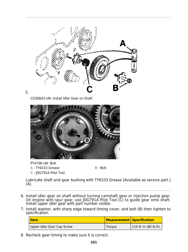 John Deere 5310, 5050E, 5210, 5055E, 5060E, 5065E, 5075E, 5405 Tractors Repair Manual (India) Workshop Guide