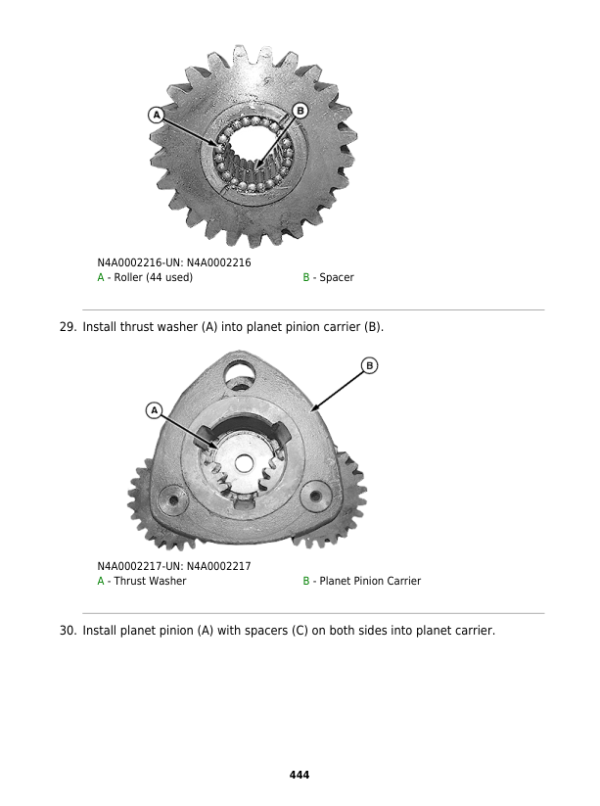 John Deere 550-1, 554-1, 600-1, 604-1, 650-1, 654-1, 700-1, 704-1 Tractors Repair Manual (Asia) Workshop Guide