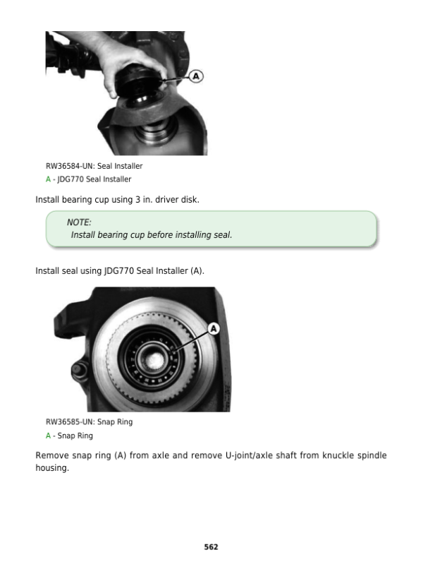 John Deere 7210, 7410, 7510 Tractors Service Repair Manual (TM1653 and TM1654) Workshop Guide