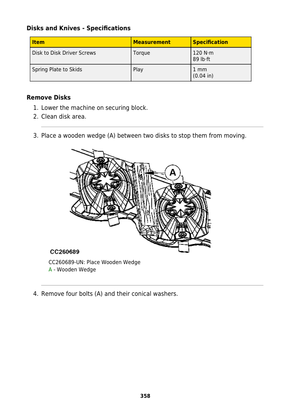 John Deere F310R, F350R, R870R, R950R, R990R Mower Conditioners Repair Manual (TM3101419) Workshop Guide