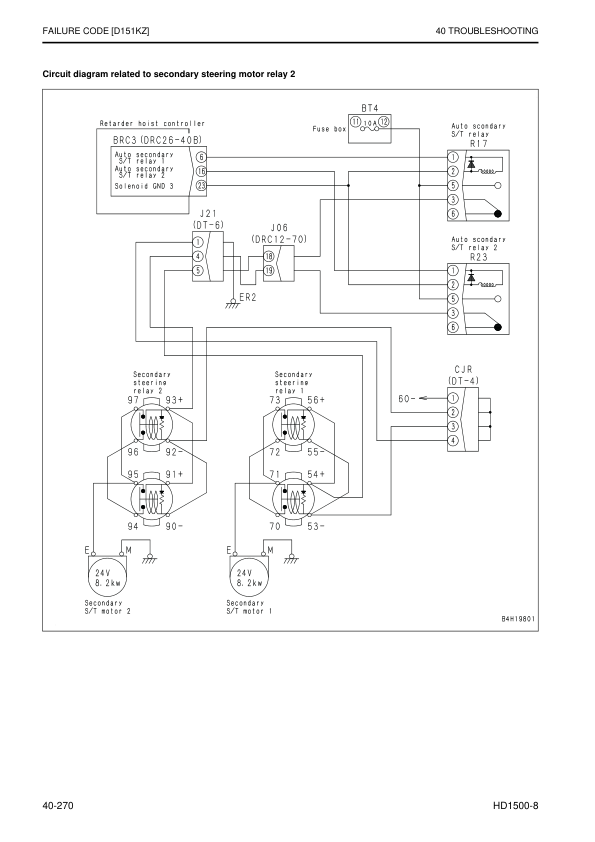 Komatsu HD1500-8 Dump Truck Service Repair Manual Workshop Guide