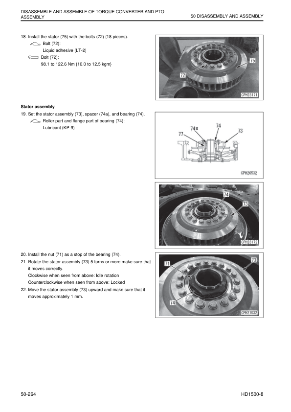 Komatsu HD1500-8 Dump Truck Service Repair Manual Workshop Guide