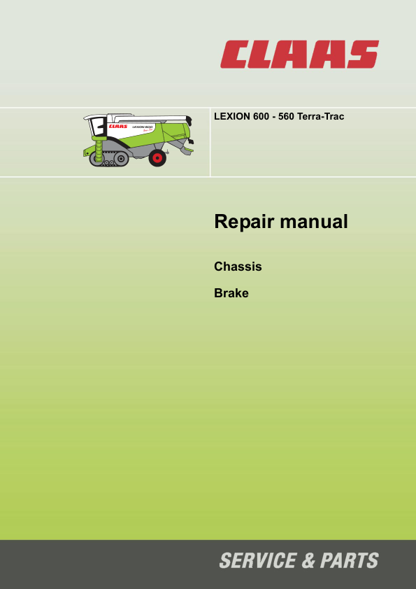 CLAAS 570 & 580R (585) Combines Operator, Technical, Repair Manual Workshop Guide