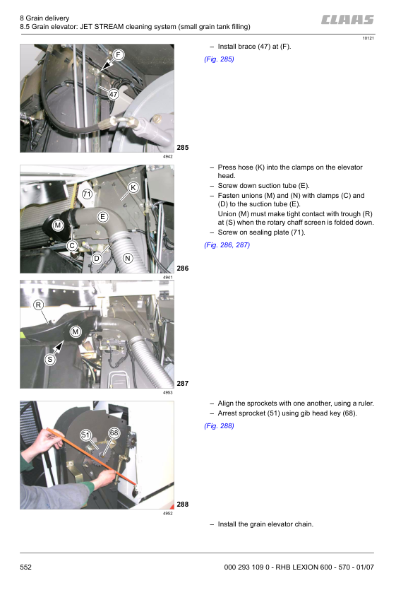 CLAAS 570 & 580R (585) Combines Operator, Technical, Repair Manual Workshop Guide