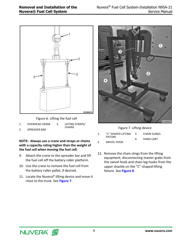 Nuvera N95A-21 Fuel Cell System A2D2 Series Repair Manual Workshop Guide