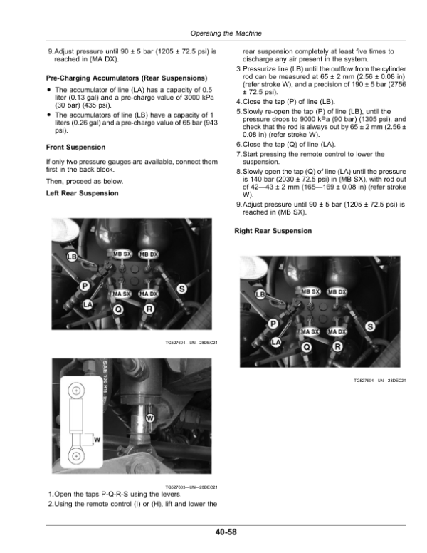John Deere MAF 4240M, MAF 4240, MAF 5240, MAF 6240, 3WPZ-4620N, 3WPZ-5280N Self-Propelled Sprayers Operator’s Manual (OM5MZ1006) Workshop Guide