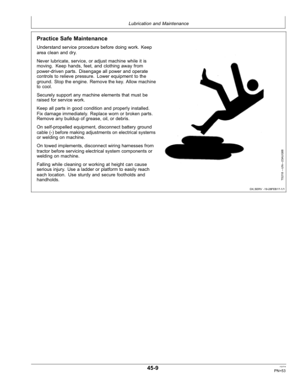 John Deere PH5012, PH5015 & PH5017 Power Harrow Operator’s Manual (OM5SAPHOM) Workshop Guide